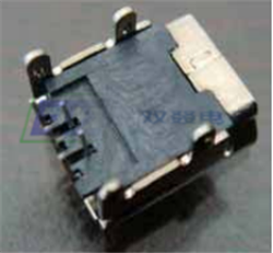 MINI USB 5P/F 90°DIP