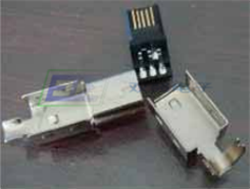 MINI USB 5P/M 三件式前五后四