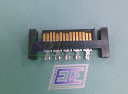 SATA 15P 公座焊线式 180°