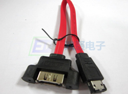 ESATA 7P 公头对 ESATA 7P母头