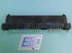 SATA 22P 母座插板式 180°
